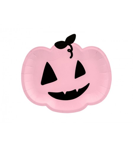 PRATOS ABÓBORA ROSA BOO! 